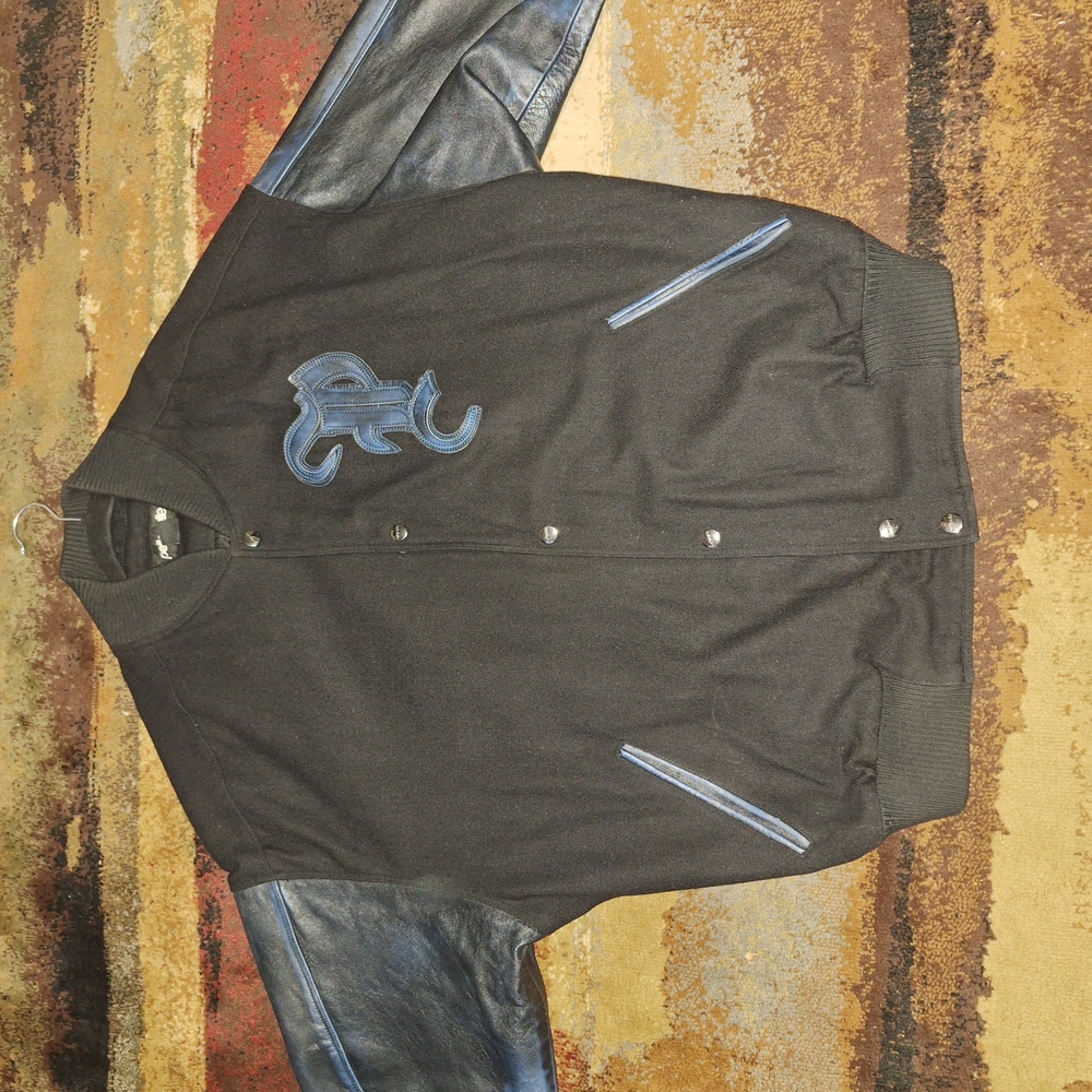 Black and Blue Varsity Jacket